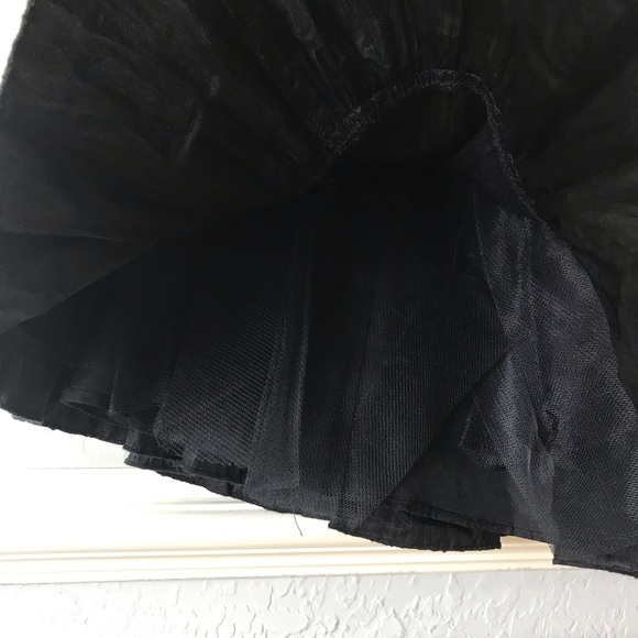 Jessica McClintock Vintage Black Strapless Mini Dress - Picture 4 of 14